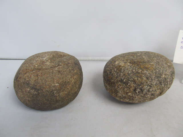 lot 87 image: 2 Early Native American Grinding Stones