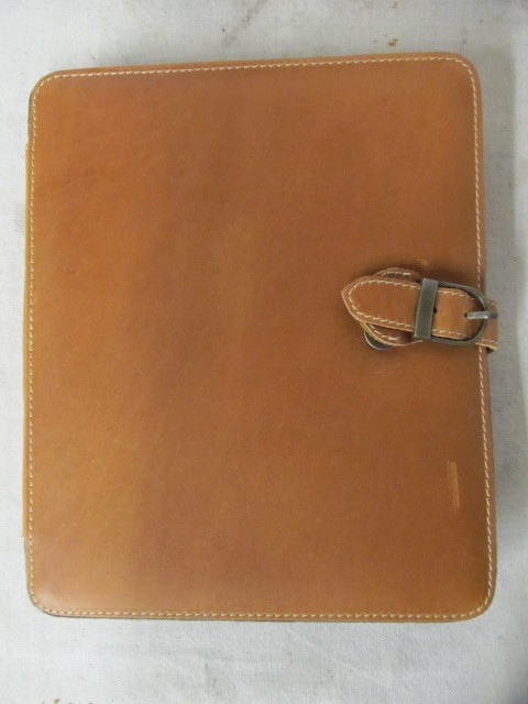lot 143 image: 4 BRAND NEW Leather Tablet Cases