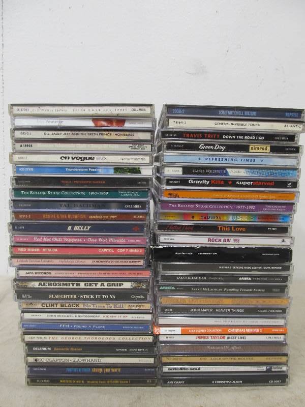 lot 179 image: Large Lot of Mixed Genre CDs