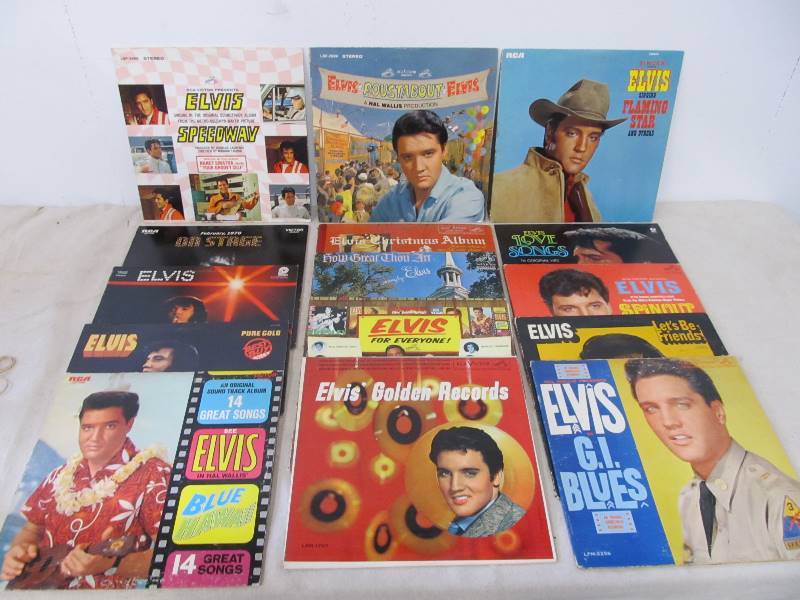 lot 181 image: Lot of Elvis Records