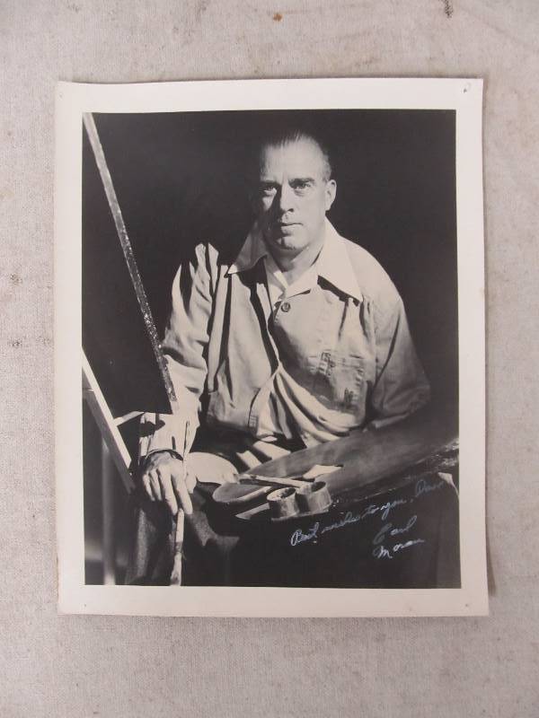 lot 10 image: Rare Orig 1940s Brown & Bigelow PinupIllustration Artist Signed Photograph