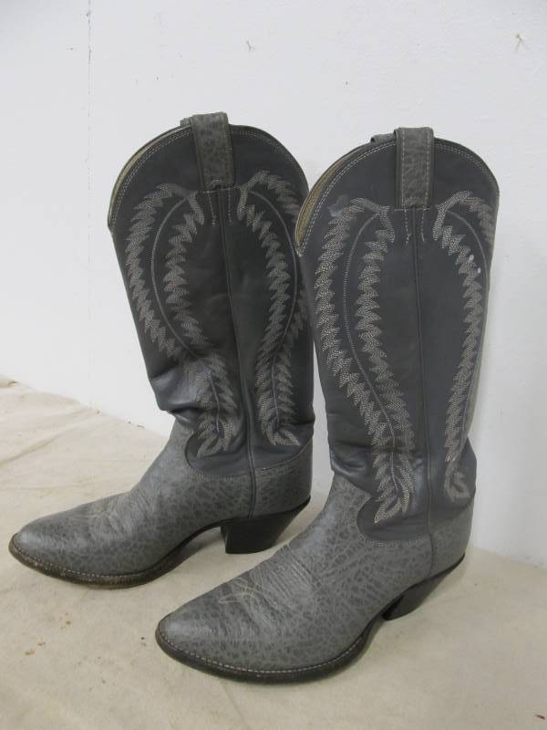 lot 116 image: Nice Mens JUSTIN Leather Cowboy Boots - 9.5D