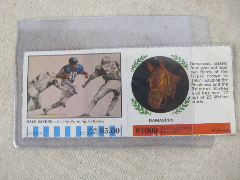 lot 121 image: 3 COMPLETE Vintage Standard Oil Winners Circle Sports Tickets