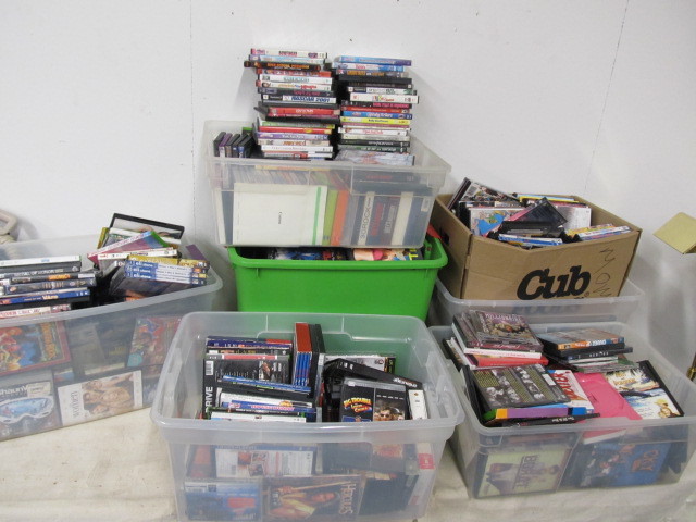 lot 49 image: HUGE Lot of DVDs - 300 to 400 Total