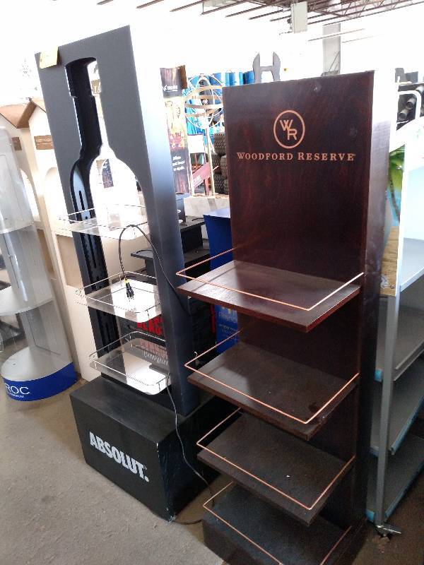 lot 71 image: Absolut & Woodford Reserve Displays...