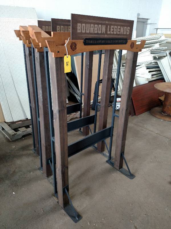 lot 86 image: (3) Bourbon Displays...