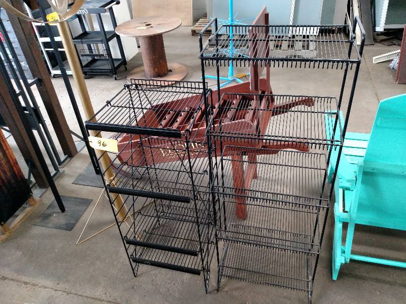lot 96 image: (2) Display Racks...
