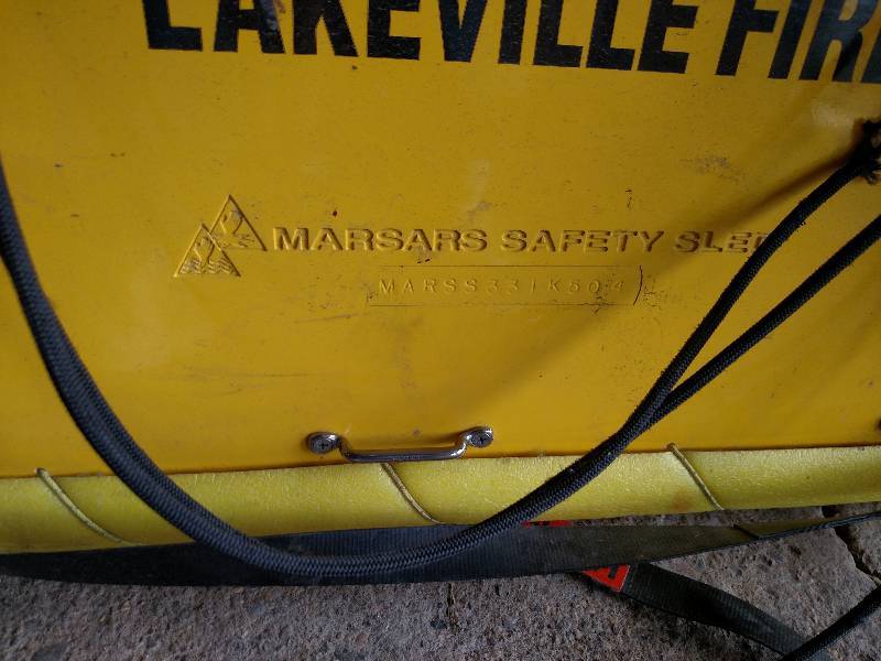 lot 186 image: Marsars Safety Sled...
