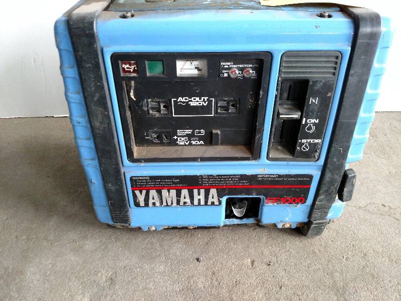 lot 199 image: Yamaha EF 1000 Generator, Needs Rep...