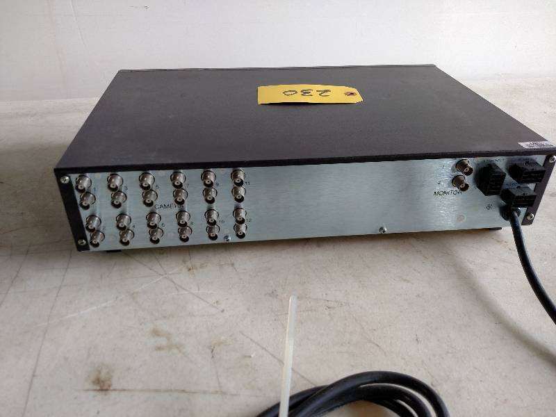 lot 230 image: Burle TC8112B Video Switcher...