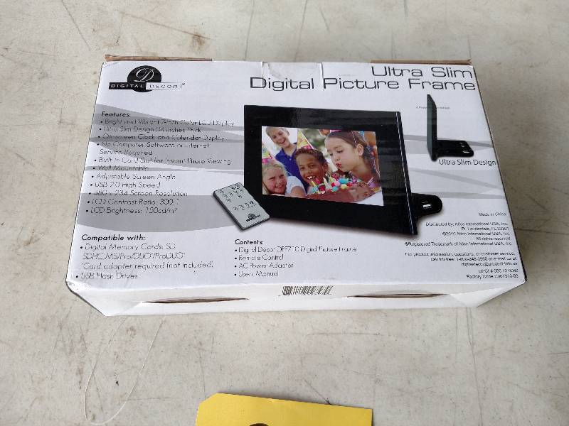 lot 278 image: Digital Picture Frame, New...