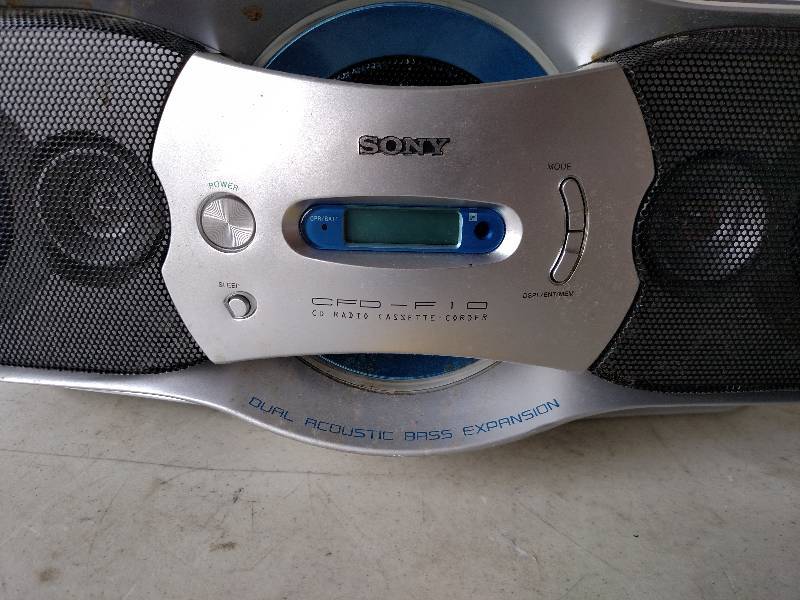 lot 294 image: Sony CFO-F10 CD Radio Cassette Cord...