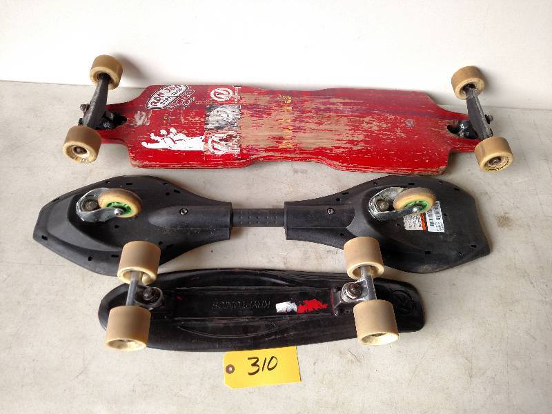 lot 310 image: (3) Skateboards...