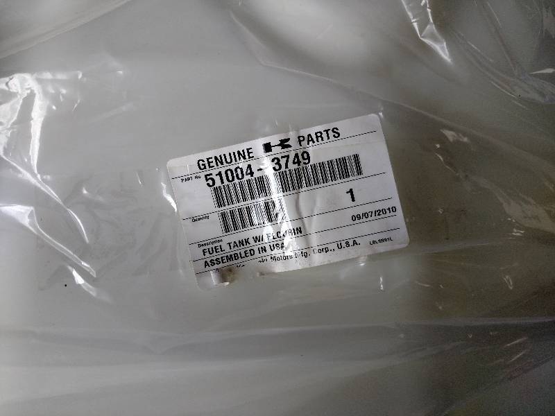 lot 326 image: Kawasaki Fuel Tank, PN 51004-3749, ...