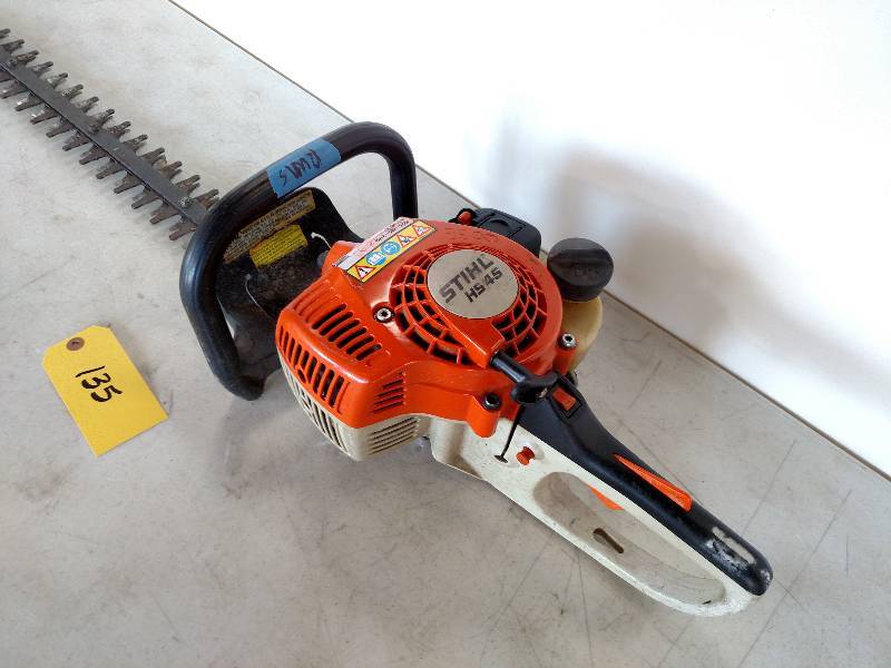 lot 135 image: Stihl HS45 Gas Hedge Trimmer, Works...