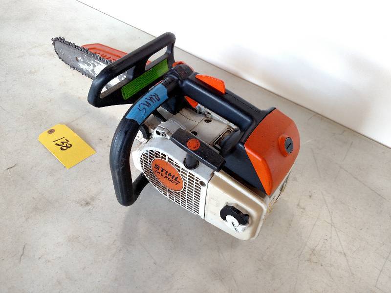 lot 138 image: Stihl MS200T 14 Chainsaw, Works...