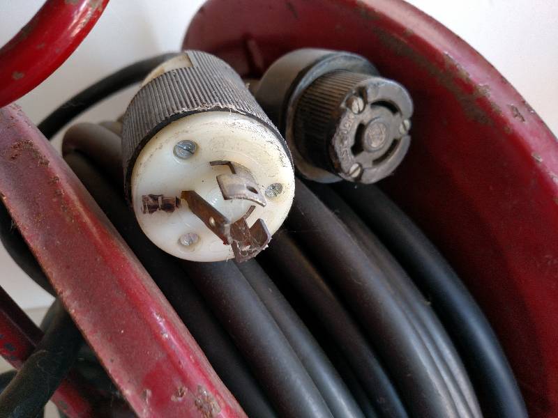 lot 155 image: Edwards Cord Reel with 220 Volt Cor...