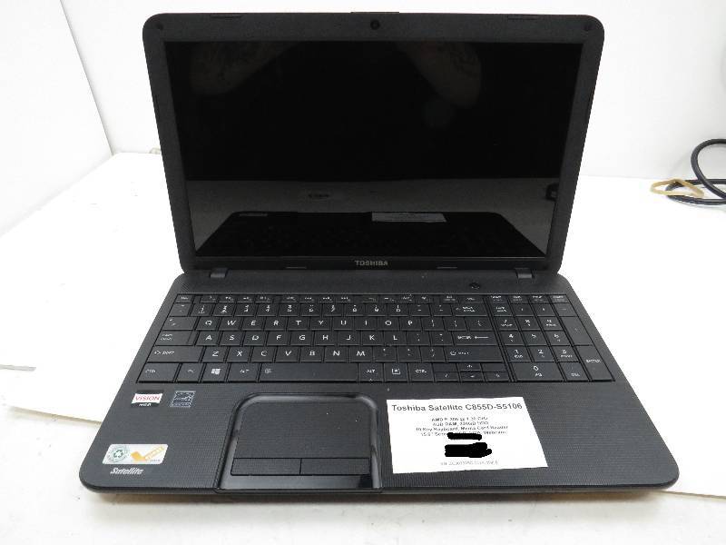 lot 48 image: TOSHIBA SATELLITE C855D-S5106 LAPTOP COMPUTER
