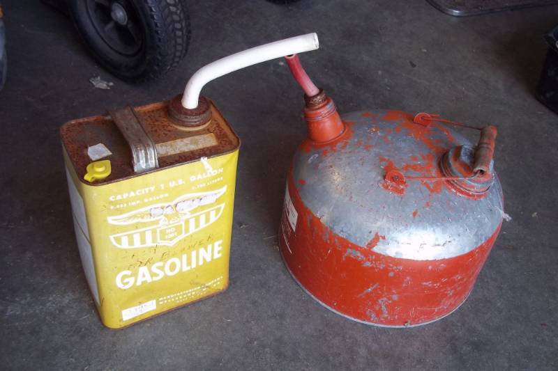 lot 29 image: Pair of Vintage Gas Cans