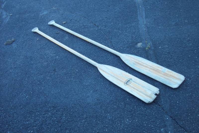 lot 42 image: Pair of Canoe paddles