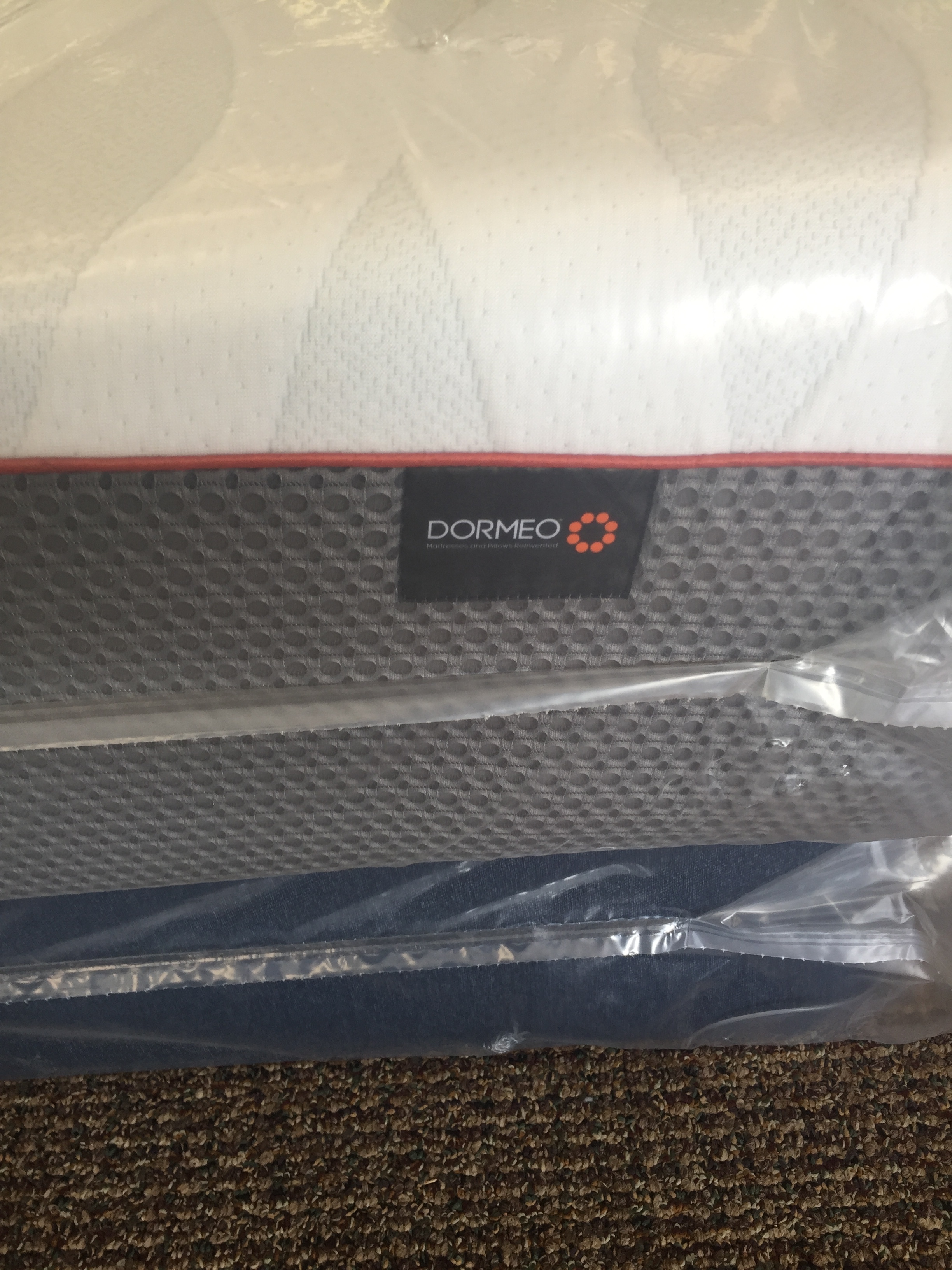 lot 12 image: NEW HIGH END DORMEO QUEEN MATTRESS MODEL (5700)
