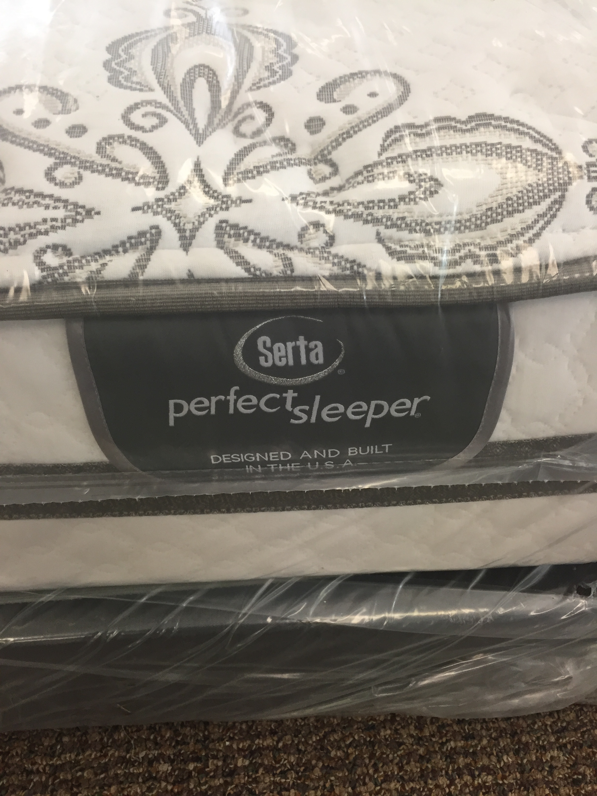 lot 13 image: NEW QUEEN SERTA PERFECT SLEEPER QUEEN SIZE MATTRESS