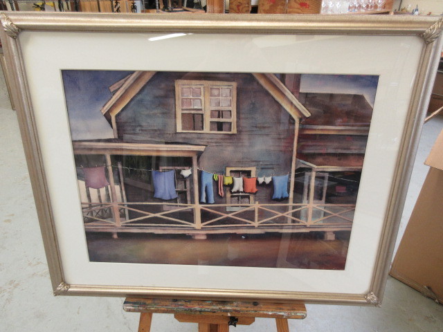 lot 705 image: WATERCOLOR BY ARTIST HOWARD KALLEN