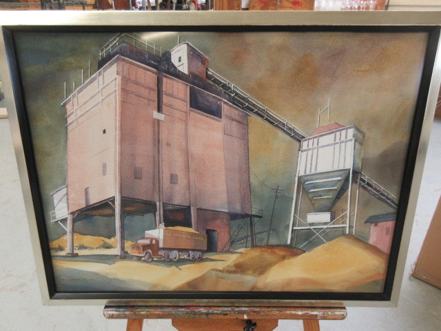 lot 706 image: WATERCOLOR BY ARTIST HOWARD KALLEN