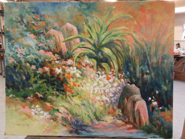 lot 722 image: OIL PAINTING BY ARTIST HOWARD KALLEN