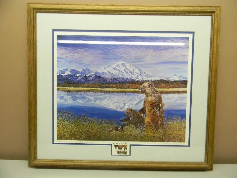 lot 11 image: FUN AND FROLIC BY LlOYD HOVLAND - SIGNED WITH COA - HAS REMARK - 8 OF 850 - APPROX 33 BY 29 - SEE PICTURES