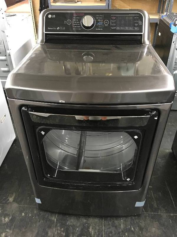 lot 274 image: LG DLEX7600KE Electric Dryer, Retail $1,249.99