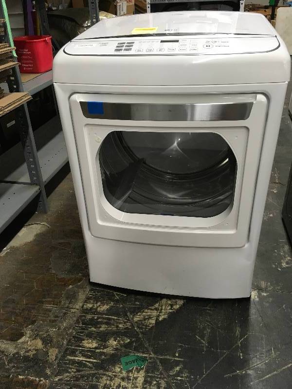 lot 277 image: LG DLGY1702W Gas Dryer, Retail $999.99