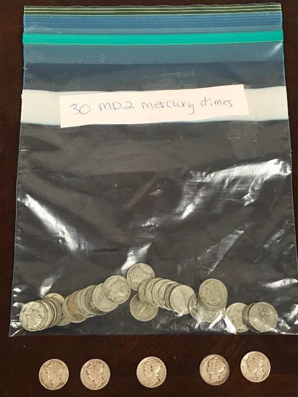 Lot Of (30) Assorted Date Silver Me...