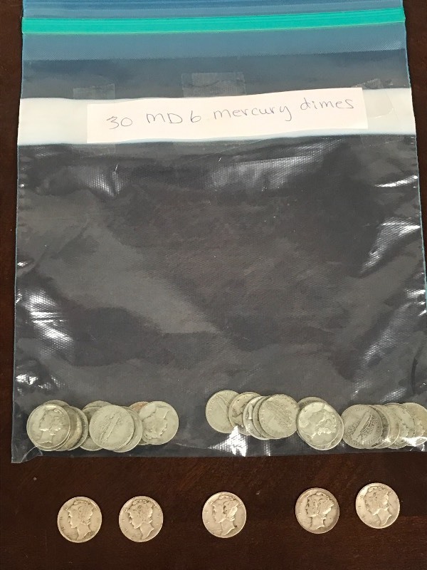Lot Of (30) Assorted Date Silver Me...