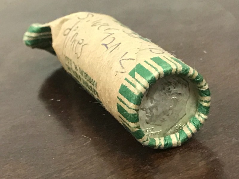 Near Full Roll Of Assorted Date Sil...