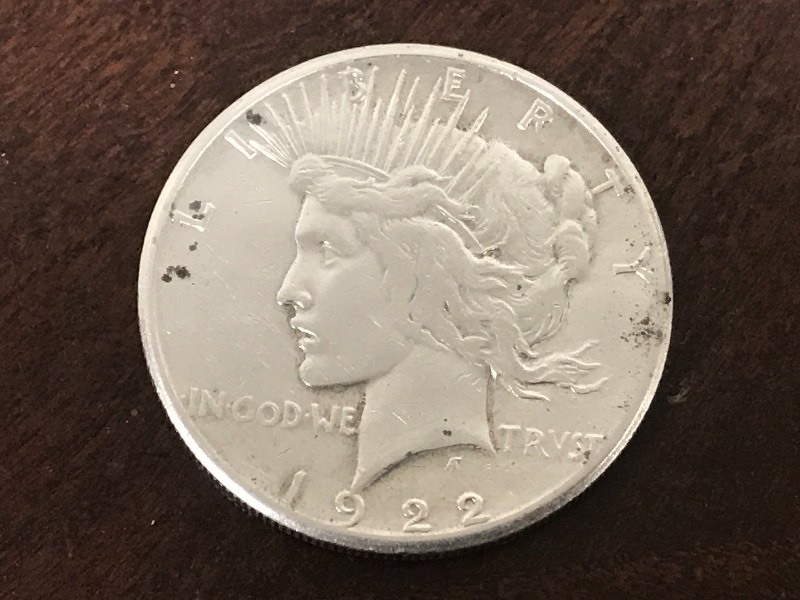 1922-S Peace Silver Dollar ...