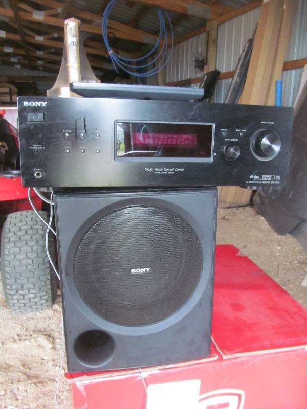 Sony Stereo receiver, speaker
