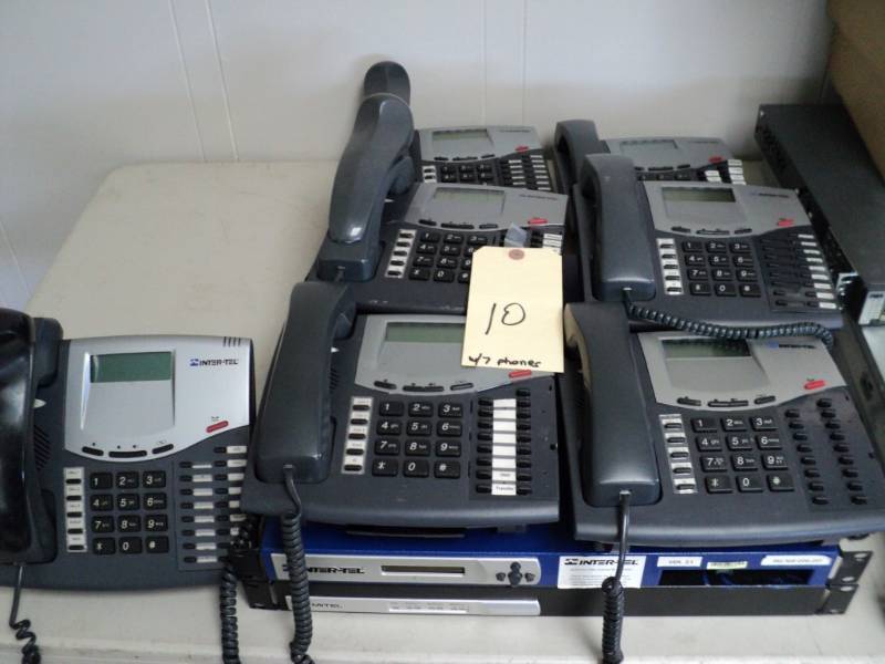 Inter-Tel Phone System with 7 Phones, Call Processor, T1