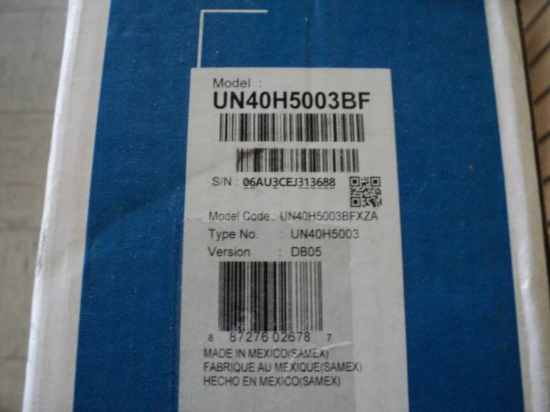 NEW 40 Samsung LED TV