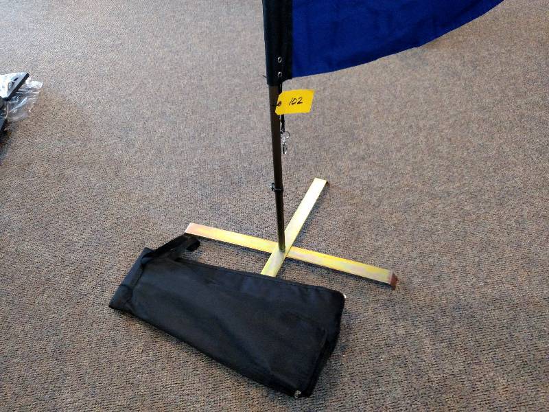 lot 102 image: Banner Stand with Case...