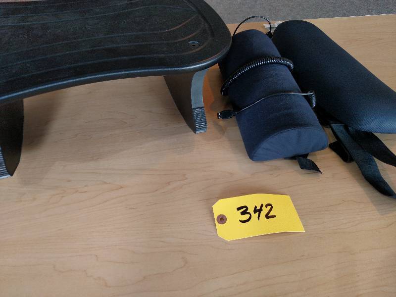 lot 342 image: Footrest & (2) Pads...