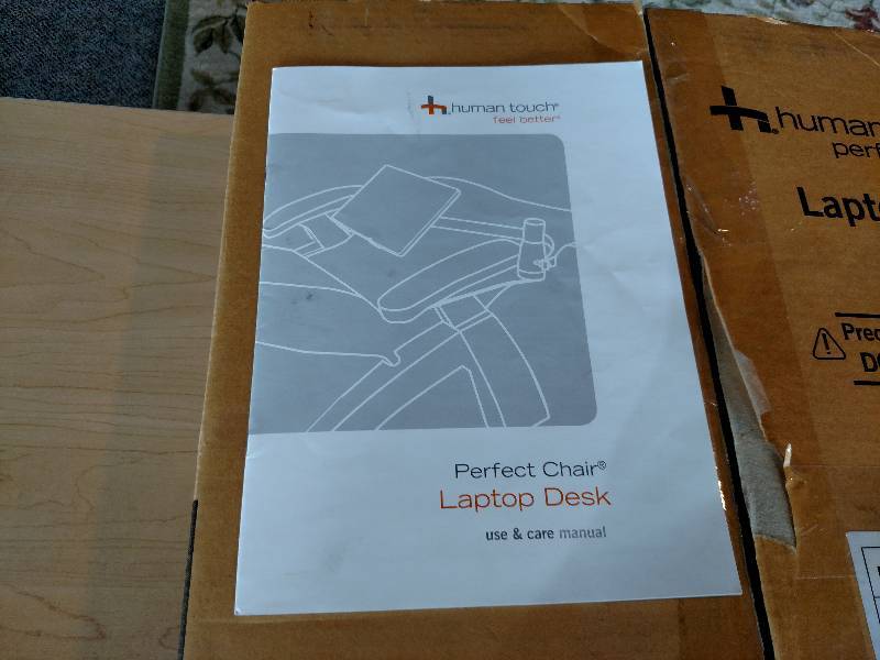 lot 348 image: Human Touch Laptop Desk...