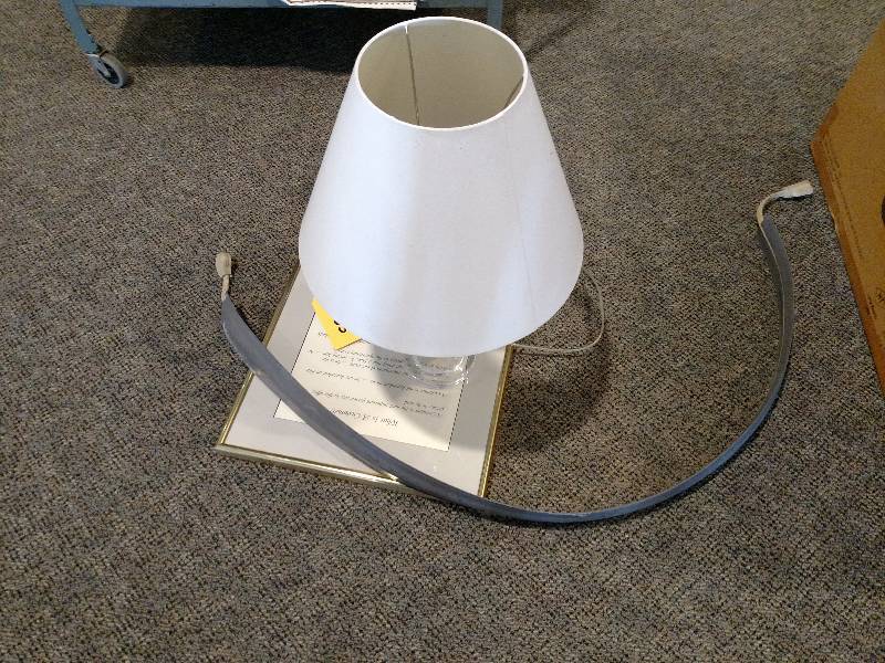 lot 355 image: Lamp, Cord Protector & Misc...