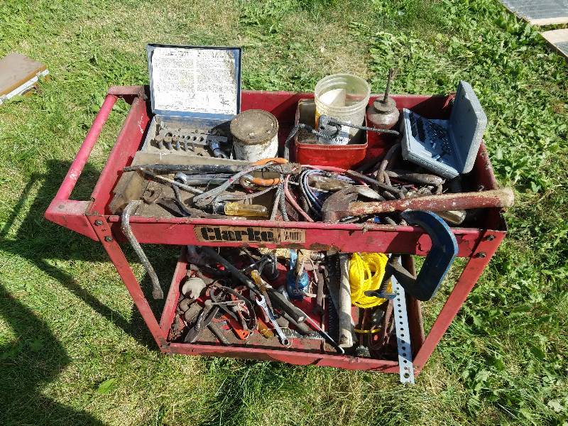 lot 18 image: Tool Cart with Tools