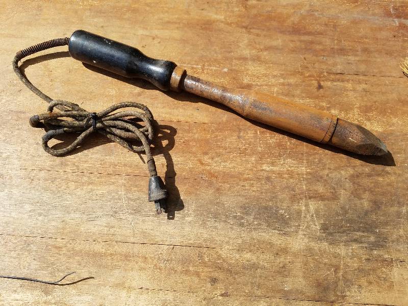 lot 90 image: Very large Soldering Iron 17 long