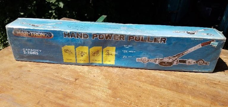 lot 95 image: Mar-Tron Hand Power Puller Come-Along Never opened