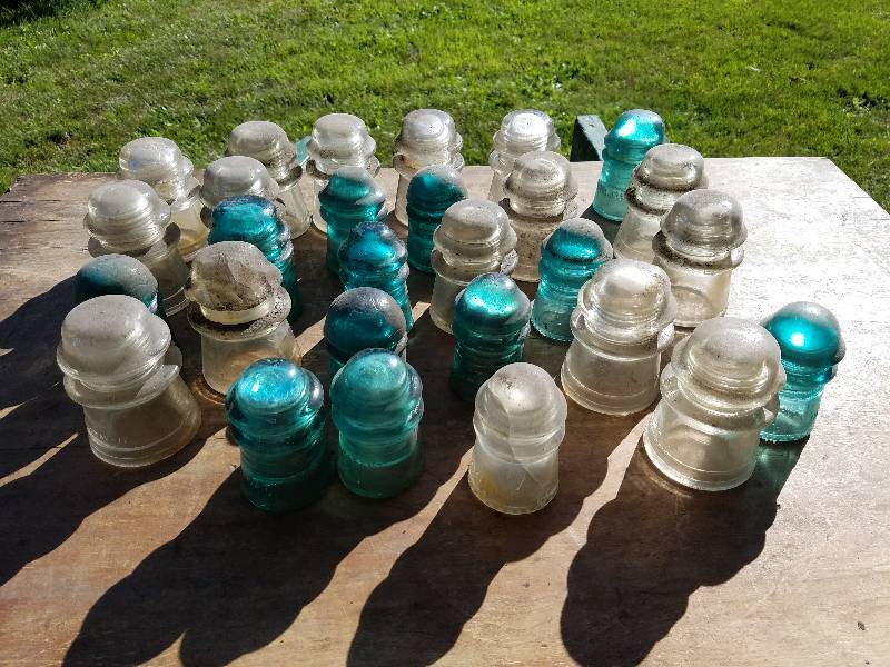 lot 114 image: Lot of Glass Insulators