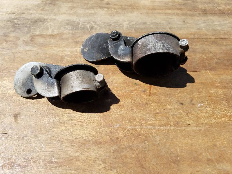 lot 133 image: Replacement exhaust tops for tractor mufflers