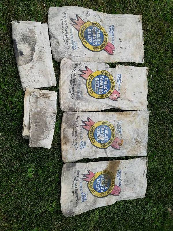 lot 169 image: The Worlds Finest Henry Field Famous Seeds 50 pounds seed bag