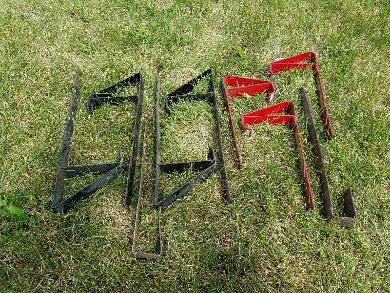 lot 182 image: 9 various shingle - roofing jacks